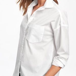 Classic White Button Down Shirt